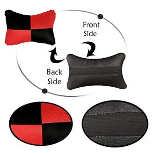 Premium Neck Rest Neck Supporters Pillow Cushion Square Chess Design for All Cars